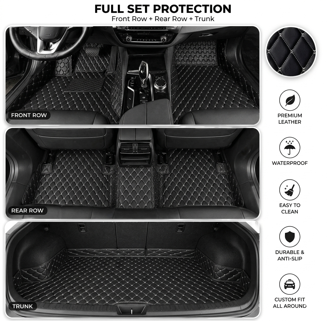 Elvie Heavy Duty Universal Fit Car Mats, SUVs, and TrucksMn