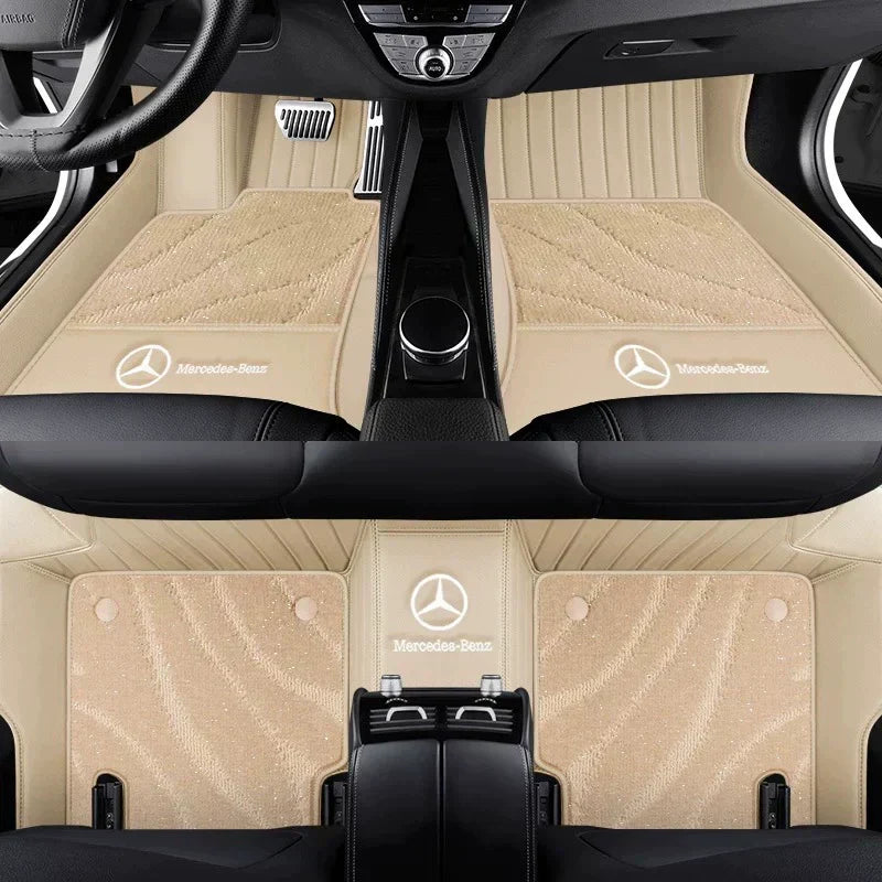 2026 Premium Full-Coverage Leather Car Floor Mats